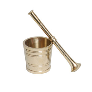 Brass Mortar and Pestles